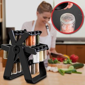 Sukamasis organizatorius su 18 prieskonių indelių | FERRISPICE