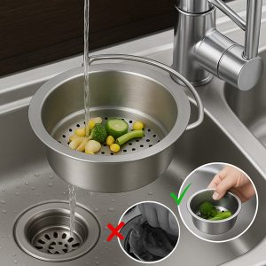 Nutekėjimo krepšelis, filtravimui ir laikymui | EVOSINK